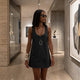 Aethel - Zeitloses Ärmelloses Mini-Kleid im A-Linien-Schnitt
